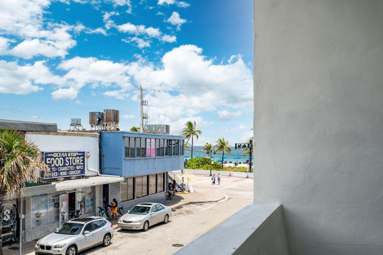 The Purple Pelican Beachfront With Ocean Balcony Unit 3 Fort Lauderdale Bagian luar foto