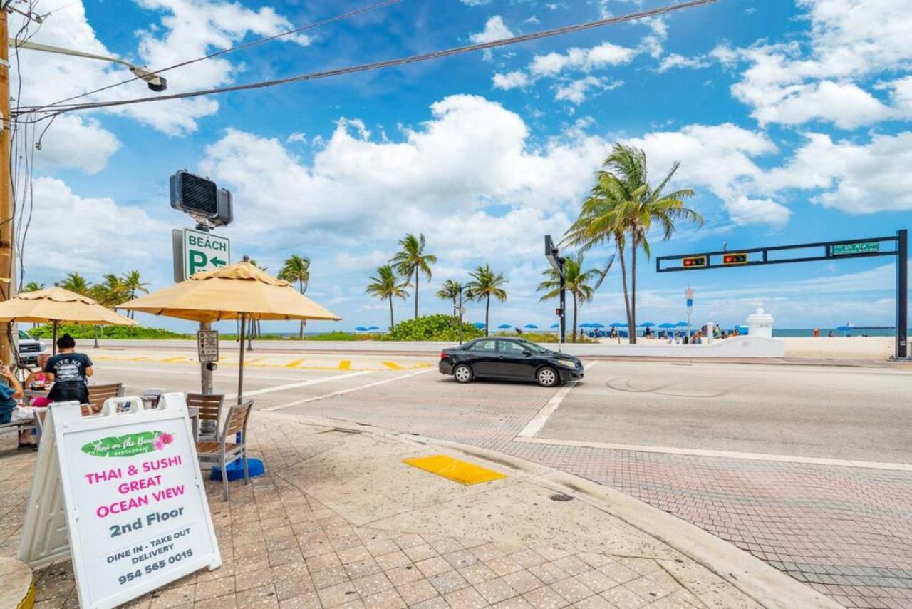 The Purple Pelican Beachfront With Ocean Balcony Unit 3 Fort Lauderdale Bagian luar foto