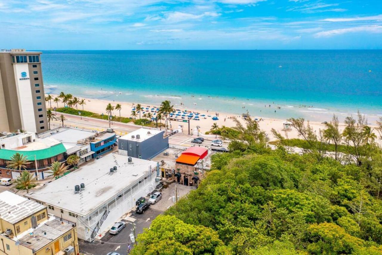 The Purple Pelican Beachfront With Ocean Balcony Unit 3 Fort Lauderdale Bagian luar foto