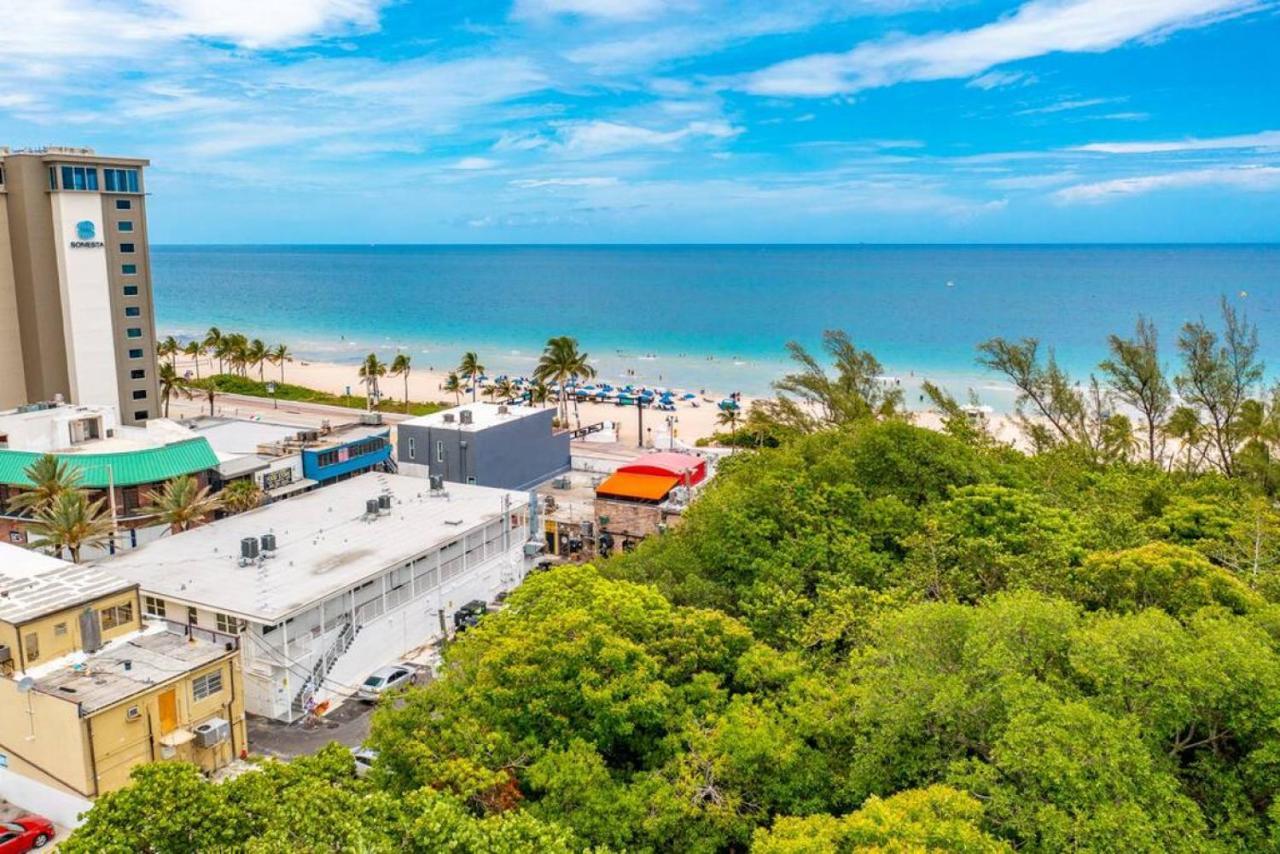 The Purple Pelican Beachfront With Ocean Balcony Unit 3 Fort Lauderdale Bagian luar foto