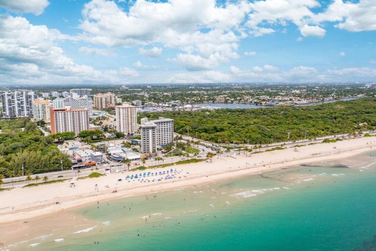 The Purple Pelican Beachfront With Ocean Balcony Unit 3 Fort Lauderdale Bagian luar foto